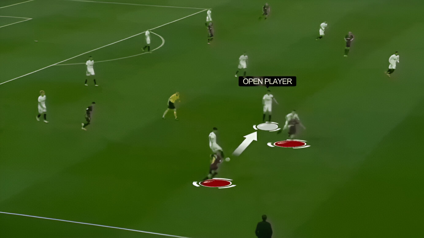 Mo Salah during an offensive transition