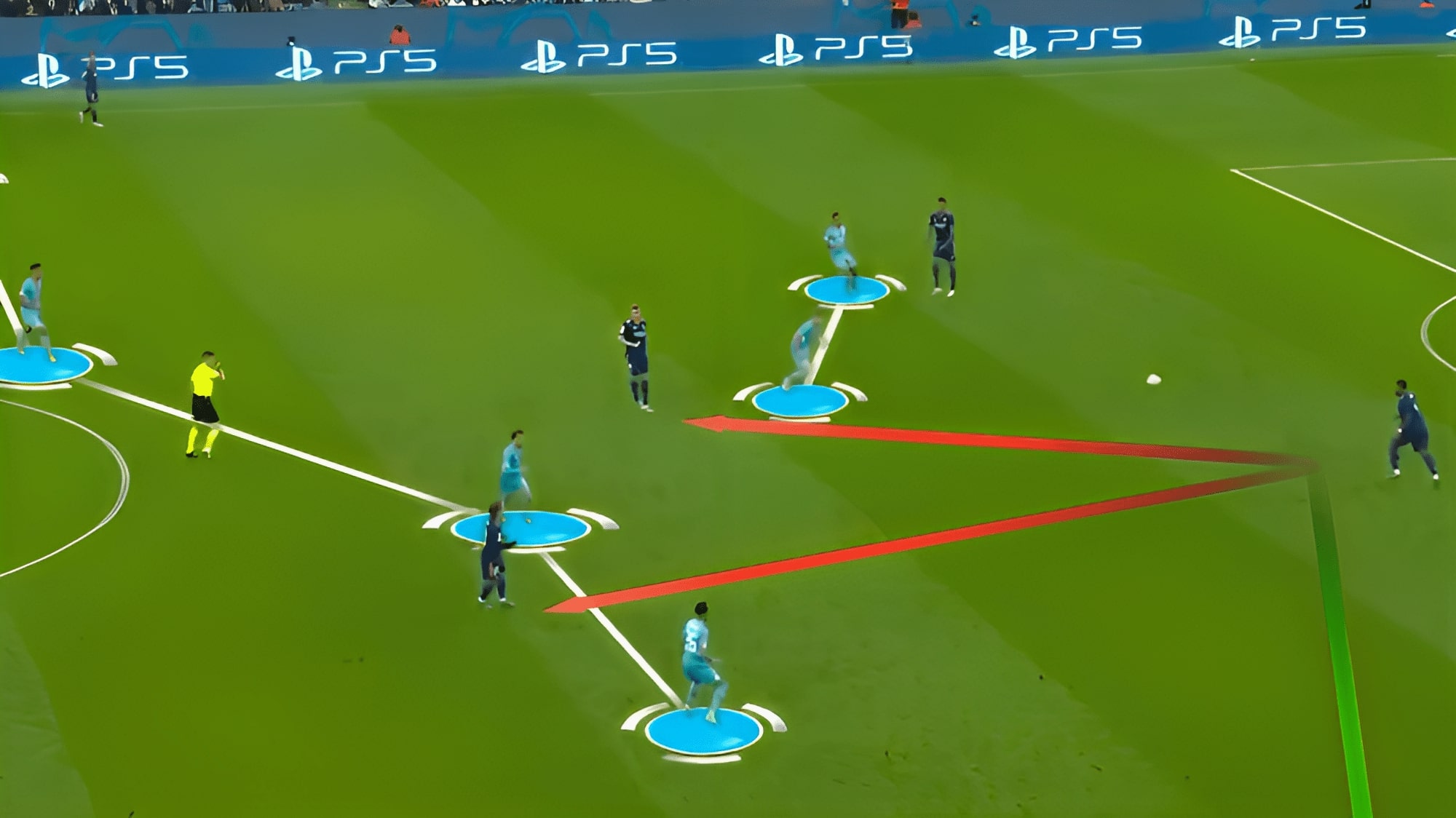 blog-1 "MCIとRMAの試合のキャプション、アタッカーエリアに焦点を当てる"